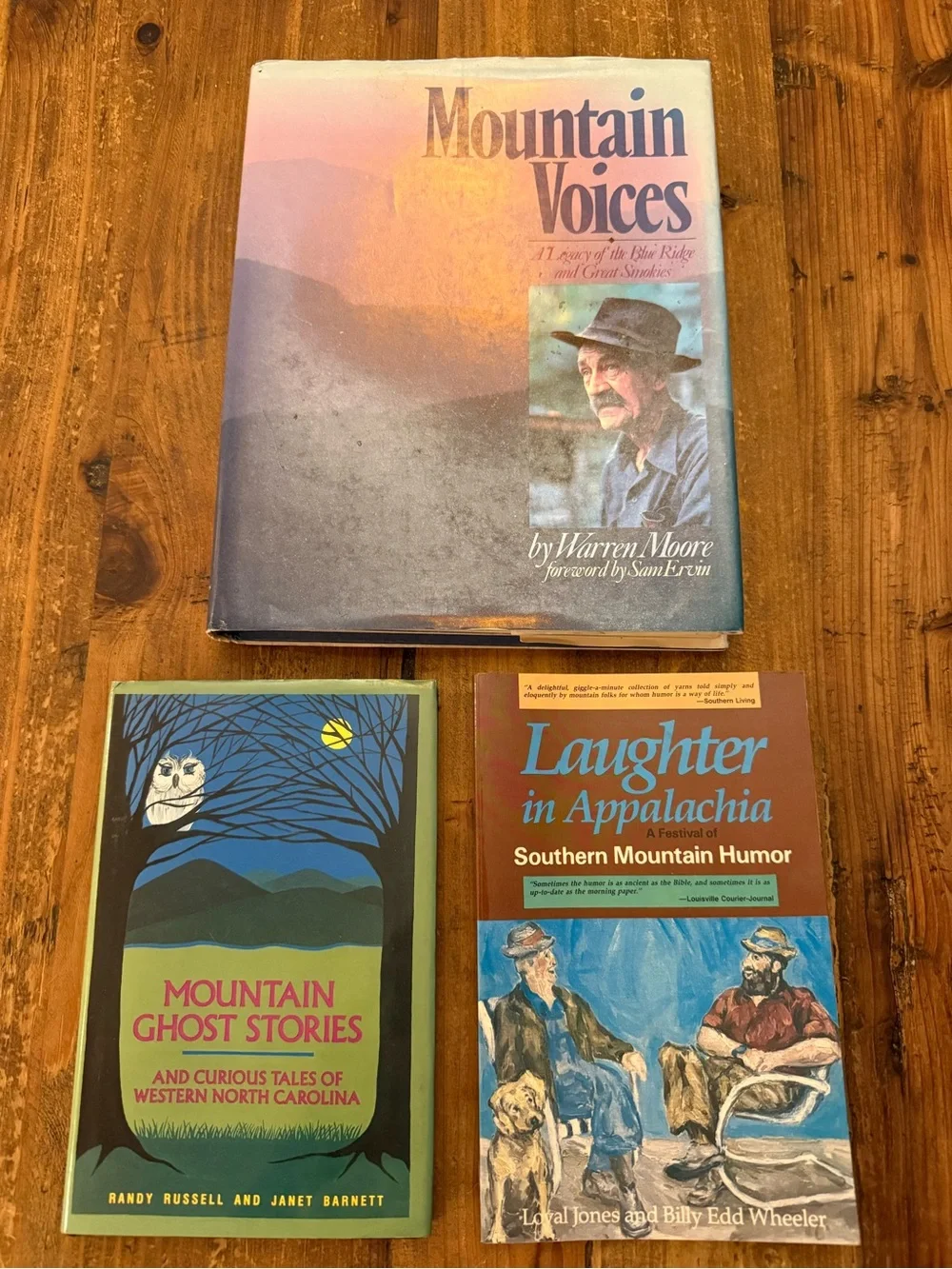 3 Appalachian Mountain Books Mountain Voices, Ghost Stories & Humor cabincore